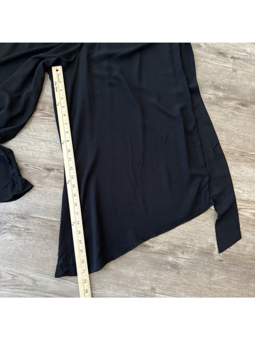 City Chic Island Wide Leg Cropped Pants Womens 12 Black Belted NWT - Picture 4 of 12